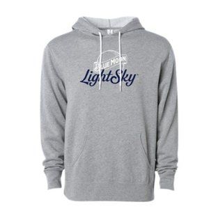 NEW! Blue Moon Heather Grey Hoodie - Multiple Sizes